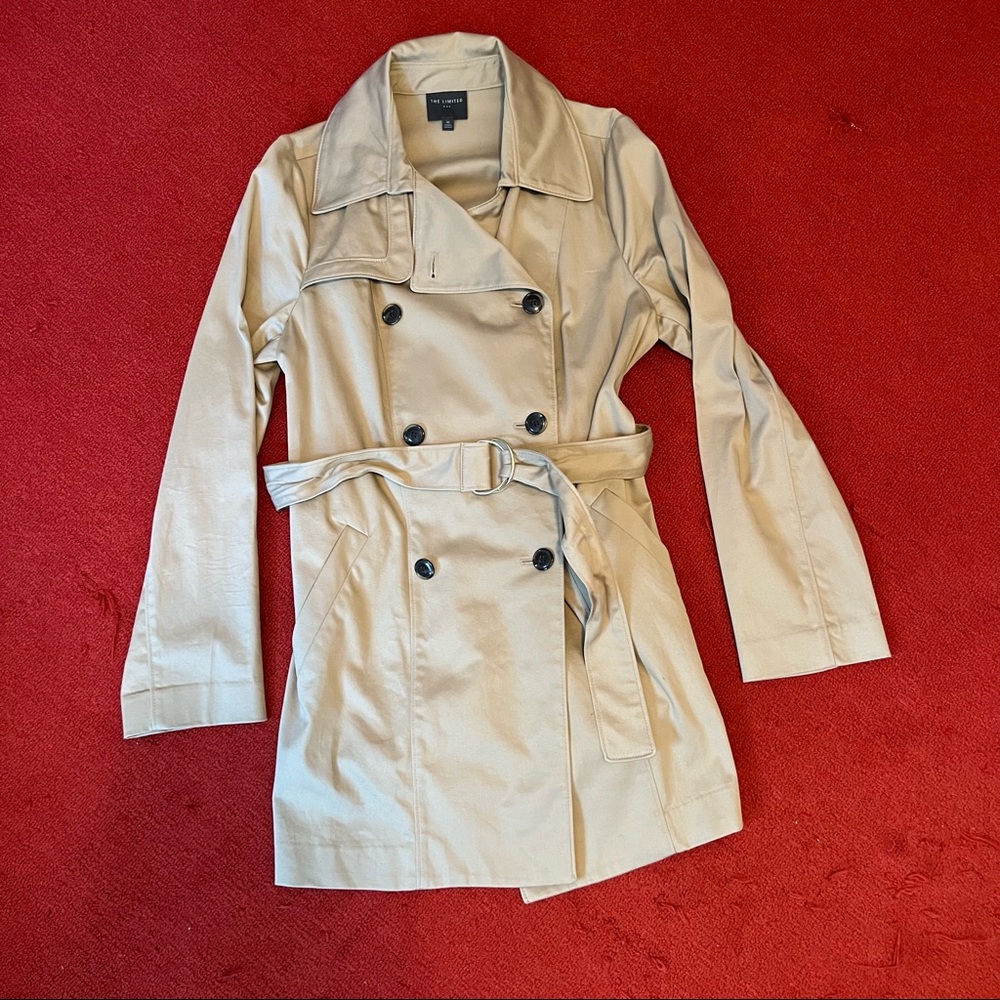 The Limited Double Breasted Trench Coat